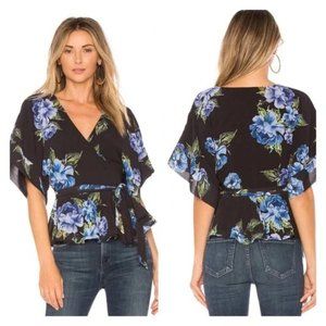 Yumi Kim Love Line Floral Wrap Blouse S